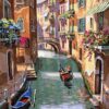Tapyba pagal skaičius „Venecijos gatvelės“