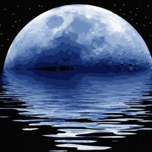 Tapyba pagal skaičius „La Luna“